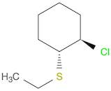 Cyclohexane, 1-chloro-2-(ethylthio)-, trans- (9CI)