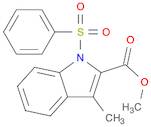 1H-Indole-2-carboxylic acid, 3-methyl-1-(phenylsulfonyl)-, methyl ester