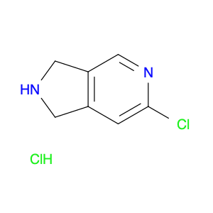 1H-Pyrrolo[3,4-c]pyridine, 6-chloro-2,3-dihydro-, hydrochloride (1:1)