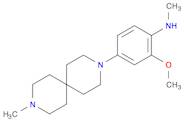 Benzenamine, 2-methoxy-N-methyl-4-(9-methyl-3,9-diazaspiro[5.5]undec-3-yl)-