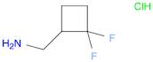 Cyclobutanemethanamine, 2,2-difluoro-, hydrochloride (1:1)