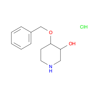 3-Piperidinol, 4-(phenylmethoxy)-, hydrochloride (1:1)