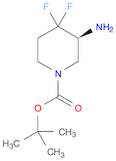 1-Piperidinecarboxylic acid, 3-amino-4,4-difluoro-, 1,1-dimethylethyl ester, (3S)-