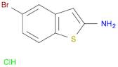 Benzo[b]thiophen-2-amine, 5-bromo-, hydrochloride (1:1)