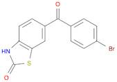 2(3H)-Benzothiazolone, 6-(4-bromobenzoyl)-