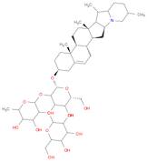 β-D-Galactopyranoside, (3β)-solanid-5-en-3-yl O-6-deoxy-α-L-mannopyranosyl-(1→2)-O-[β-D-glucopyr...