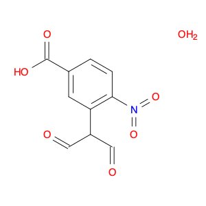 3-(1,3-Dioxopropan-2-yl)-4-nitrobenzoic acid hydrate