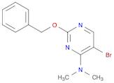 4-Pyrimidinamine, 5-bromo-N,N-dimethyl-2-(phenylmethoxy)-