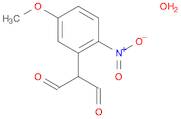 Propanedial, (5-methoxy-2-nitrophenyl)-, monohydrate (9CI)