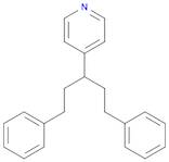 Pyridine, 4-[3-phenyl-1-(2-phenylethyl)propyl]-