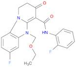 PYRIDO[1,2-A]BENZIMIDAZOLE-4-CARBOXAMIDE, 5-(ETHOXYMETHYL)-7-FLUORO-N-(2-FLUOROPHENYL)-1,2,3,5-TET…