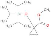 Cyclopropanecarboxylic acid, 1-[[tris(1-methylethyl)silyl]oxy]-, methyl ester