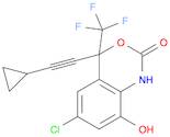 2H-3,1-Benzoxazin-2-one, 6-chloro-4-(2-cyclopropylethynyl)-1,4-dihydro-8-hydroxy-4-(trifluoromet...