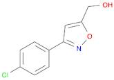 5-Isoxazolemethanol, 3-(4-chlorophenyl)-