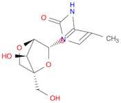 2,4(1H,3H)-Pyrimidinedione, 1-[2,5-anhydro-4-C-(hydroxymethyl)-α-L-lyxofuranosyl]-5-methyl-