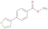 Benzoic acid, 4-(3-thienyl)-, methyl ester