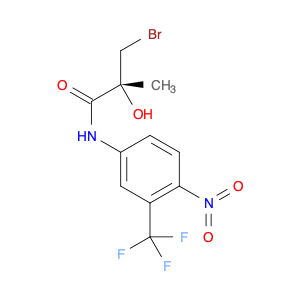 Propanamide, 3-bromo-2-hydroxy-2-methyl-N-[4-nitro-3-(trifluoromethyl)phenyl]-, (2R)-