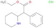 2-Piperidineacetic acid, α-phenyl-, ethyl ester, hydrochloride (1:1)