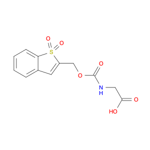 Glycine, N-[[(1,1-dioxidobenzo[b]thien-2-yl)methoxy]carbonyl]-