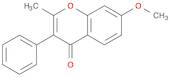 4H-1-Benzopyran-4-one, 7-methoxy-2-methyl-3-phenyl-