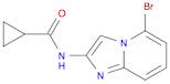 Cyclopropanecarboxamide, N-(5-bromoimidazo[1,2-a]pyridin-2-yl)-