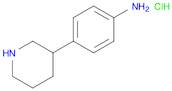 Benzenamine, 4-(3-piperidinyl)-, hydrochloride (1:2)