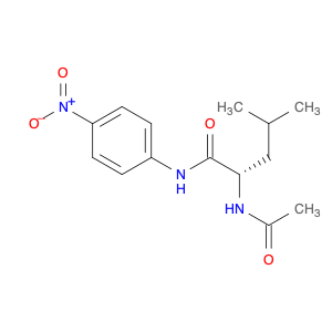 Pentanamide, 2-(acetylamino)-4-methyl-N-(4-nitrophenyl)-, (2S)-