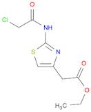 4-Thiazoleacetic acid, 2-[(2-chloroacetyl)amino]-, ethyl ester