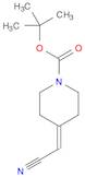 1-Piperidinecarboxylic acid, 4-(cyanomethylene)-, 1,1-dimethylethyl ester