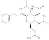 β-D-Glucopyranoside, 2-phenylethyl 2-(acetylamino)-2-deoxy-, 3,4,6-triacetate