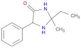 4-Imidazolidinone, 2-ethyl-2-methyl-5-phenyl-