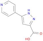 1H-Pyrazole-3-carboxylic acid, 5-(4-pyridinyl)-