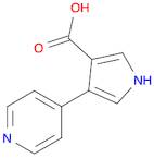 1H-Pyrrole-3-carboxylic acid, 4-(4-pyridinyl)-