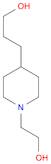 4-Piperidinepropanol, 1-(2-hydroxyethyl)-