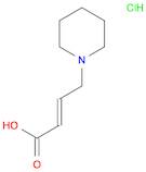 2-Butenoic acid, 4-(1-piperidinyl)-, hydrochloride (1:1), (2E)-