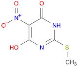 4(3H)-Pyrimidinone, 6-hydroxy-2-(methylthio)-5-nitro-