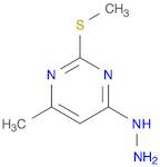 Pyrimidine, 4-hydrazinyl-6-methyl-2-(methylthio)-