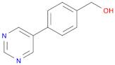 Benzenemethanol, 4-(5-pyrimidinyl)-