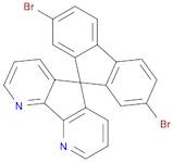 Spiro[5H-cyclopenta[2,1-b:3,4-b']dipyridine-5,9'-[9H]fluorene], 2',7'-dibromo-