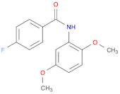 Benzamide, N-(2,5-dimethoxyphenyl)-4-fluoro-