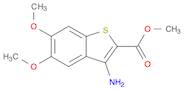 Benzo[b]thiophene-2-carboxylic acid, 3-amino-5,6-dimethoxy-, methyl ester