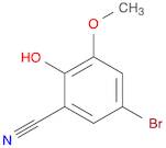 Benzonitrile, 5-bromo-2-hydroxy-3-methoxy-