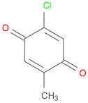 2,5-Cyclohexadiene-1,4-dione, 2-chloro-5-methyl-