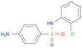 Benzenesulfonamide, 4-amino-N-(2-chlorophenyl)-