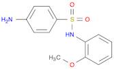 Benzenesulfonamide, 4-amino-N-(2-methoxyphenyl)-