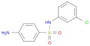 Benzenesulfonamide, 4-amino-N-(3-chlorophenyl)-