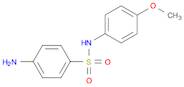 Benzenesulfonamide, 4-amino-N-(4-methoxyphenyl)-