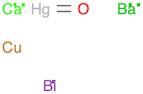 Barium bismuth calcium copper mercury oxide