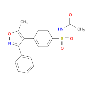 Acetamide, N-[[4-(5-methyl-3-phenyl-4-isoxazolyl)phenyl]sulfonyl]-