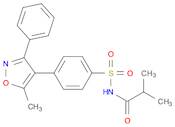 Propanamide, 2-methyl-N-[[4-(5-methyl-3-phenyl-4-isoxazolyl)phenyl]sulfonyl]-